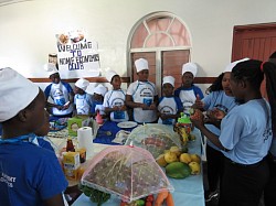 Home economics Club doing what they do best