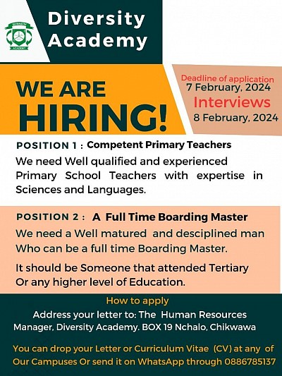 We are hiring
